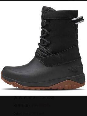 EUC TNF Yukiona Mid Boot